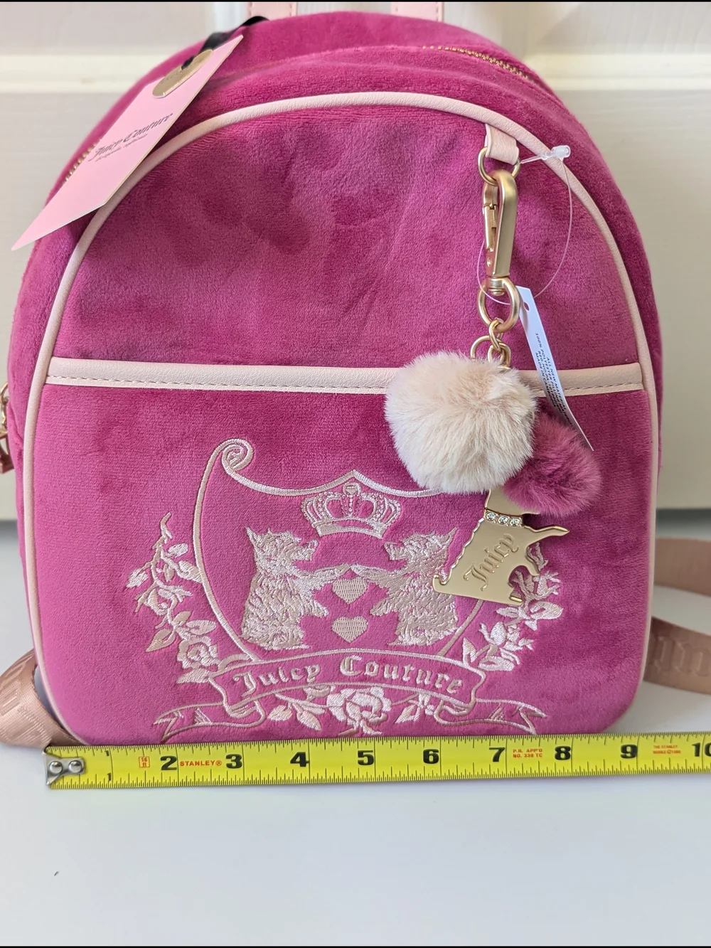 Juicy Couture Scottie Mini New Love Chapter Backpack,  pink